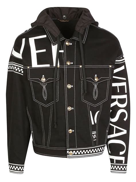 versace jacke kayne|versace denim jacket.